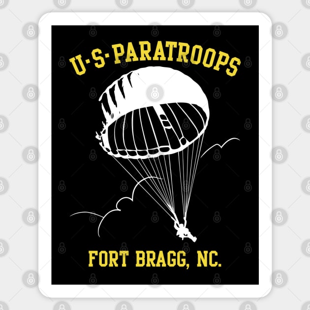 Mod.4 United States Paratroopers Fort Bragg Sticker by parashop